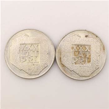 1974 Poland 200 Zlotych Silver Coin 2 Pieces Property Room