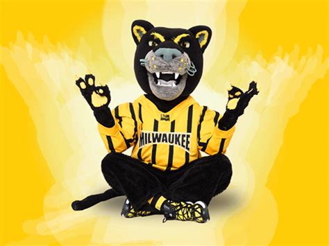 UW Milwaukee Panthers mascot, Pounce the Panther. | Mascot, Wisconsin ...