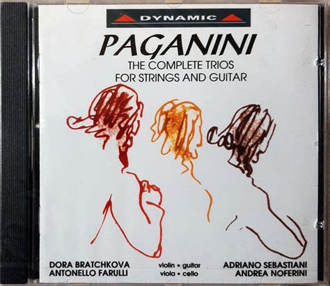 Niccol Paganini The Complete Trios For Strings And Guitar Cd Discogs