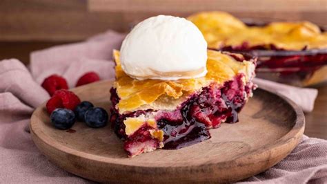 Mixed Berry Pie Recipe [video] Dinner Then Dessert