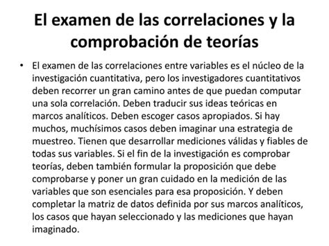 Capc3adtulo 6 El Uso De Los Mc3a9todos Cuantitativos Para Estudiar