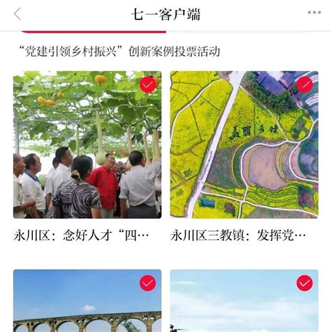“党建引领乡村振兴”创新案例投票活动开始啦永川区重庆市注册