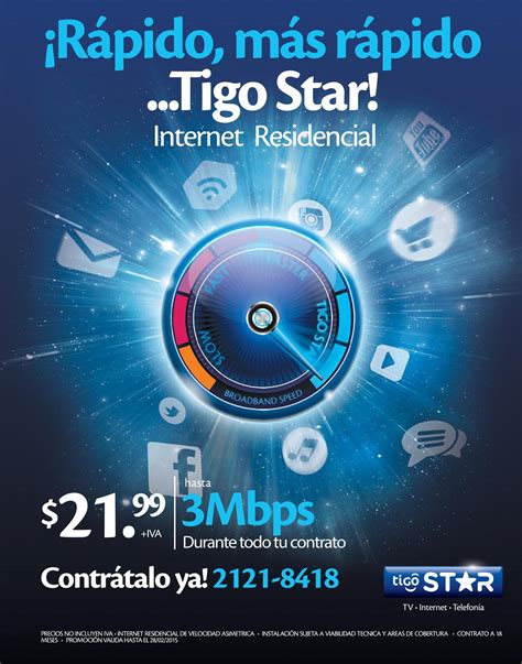 Mas Rapido TIGO Star Internet Residencial 11feb15 Ofertas Ahora