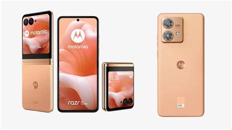 Motorola Razr 40 Ultra Edge 40 Neo New Colour Peach Fuzz Shade Of