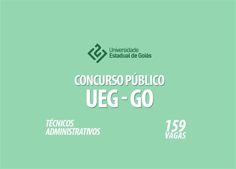 Concurso P Blico Ueg Go Edital