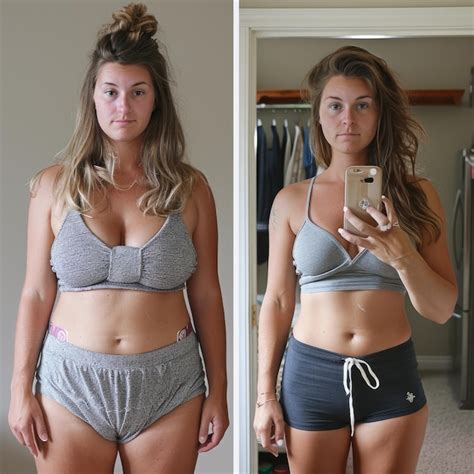 Premium Photo | Fat woman before and after weight loss Before and after ...