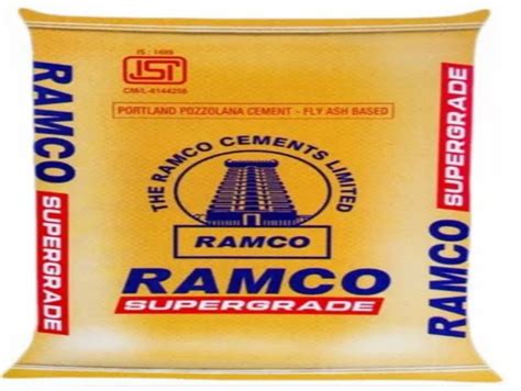 Ramco Supergrade Ppc Cement At Rs 370bag Ramco Cement In Kakinada