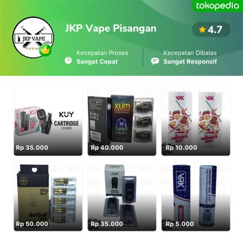 Toko Jkp Vape Pisangan Online Produk Lengkap And Harga Terbaik Tokopedia