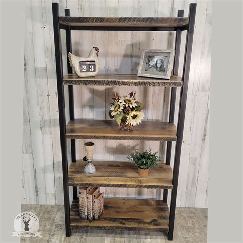 Wooden Rustic Bookshelf