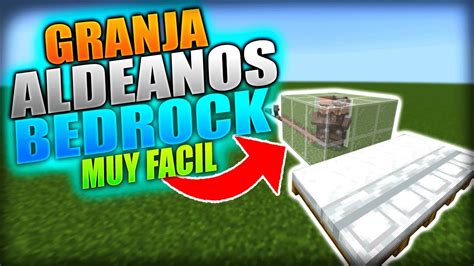 Como Hacer Una Granja De Aldeanos Muy Facil En Minecraft Bedrock