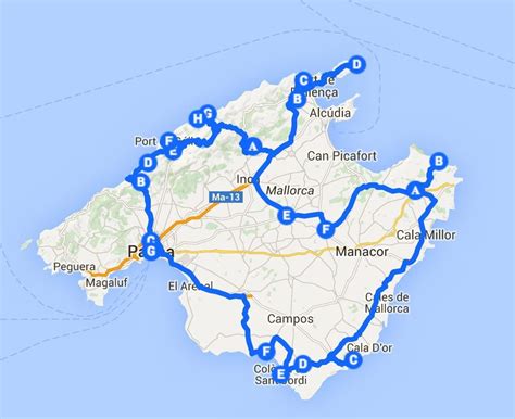 Mallorca Tourist Map