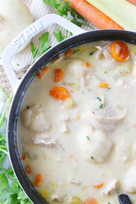 Creamy Chicken And Dumplings Recipe The Anthony Kitchen