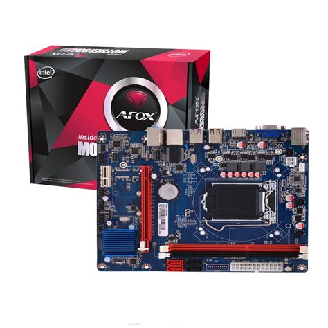 Placa Mãe Micro Atx Lga 1150 Ddr3 Afox IH81 Ma5 Intel Sobraltech