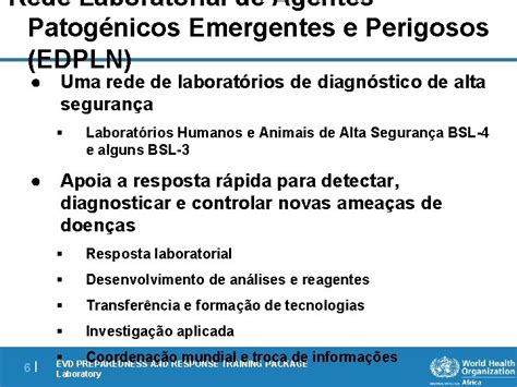 Laboratrio Diagnstico Amostra E Transporte Evd Preparedness