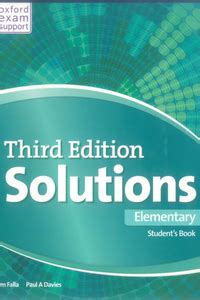 Ответы ⏩ ГДЗ Solutions elementary student's book 3rd edition 5 класс ️️ ...