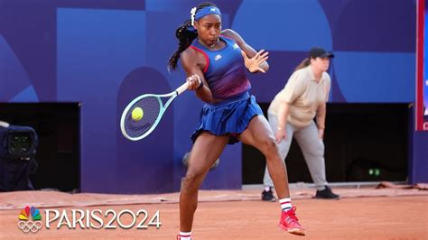 Coco Gauff Snags Straight Sets Win In Olympic Tennis Singles Debut In