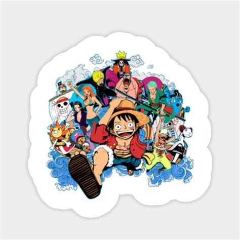 One Piece Crew One Piece Sticker TeePublic