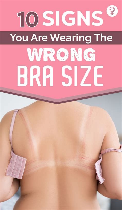 Signs That Tell You Are Wearing The Wrong Bra Size Artofit