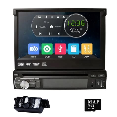 Inch Universal Din Car Dvd Player Gps Navigation Autoradio Bluetooth