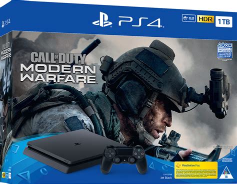 Playstation 4 1tb Console Black And Call Of Duty Modern Warfare Bundle Playstation 4