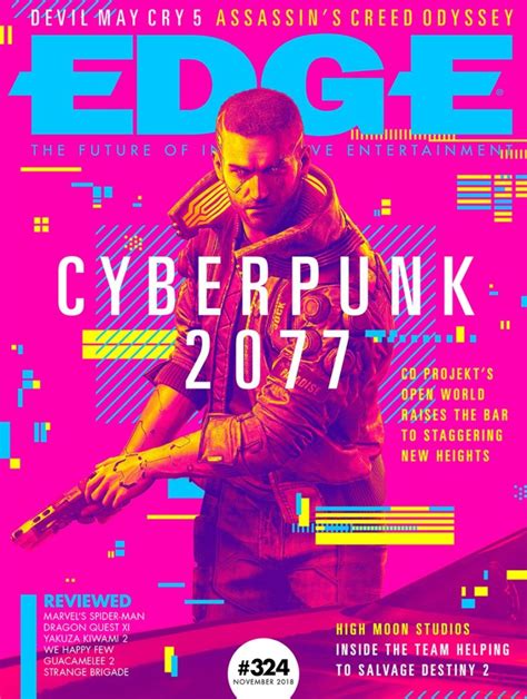 La Revista Edge Llevó A Cyberpunk 2077 A Su Tapa Cd Projekt Red