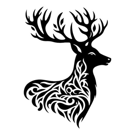 Premium Vector Deer Silhouette Vector