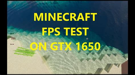 Minecraft FPS Test With Different Shaders On GTX 1650 YouTube