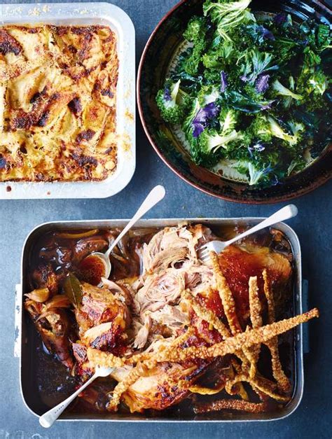 Jamie Olivers Overnight Roasted Pork Shoulder Sunday Roast Recipes