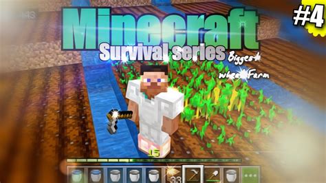 Making Wheat Farm 🌾 Minecraft Survival Series Zeye Gaming Youtube