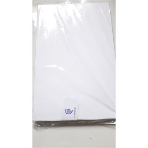 Jual KERTAS COVER JILID MANILA F4 A4 BRIEF CARD BC PUTIH FOLIO