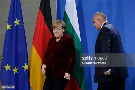 109 Bulgarian Prime Minister Boyko Borisov Meets German Chancellor ...