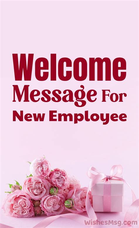 Welcome Message For New Employee Or Team Member New Employee Welcome