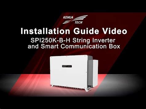 1500V SPI250K B H String Inverter And Smart Communication Box