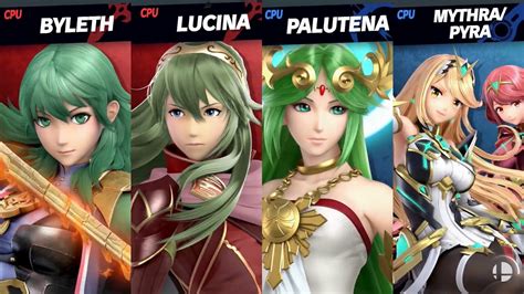 Super Smash Bros Ultimate Byleth Sothis Lucina Tiki Vs