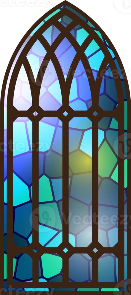 Gothic Stained Glass Window Church Medieval Arch Catholic Cathedral