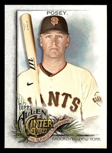 Buster Posey San Francisco Giants Topps Allen Ginter Ebay