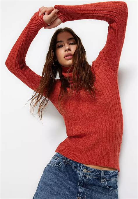 Buy Trendyol Textured Basic Knit Sweater Online ZALORA Malaysia