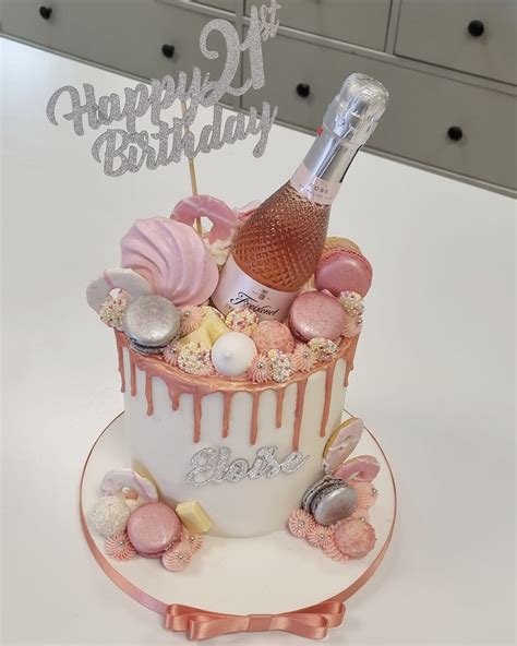 Pink And Fizz Drip Cake Celebration Cakes Cake Shop Truly