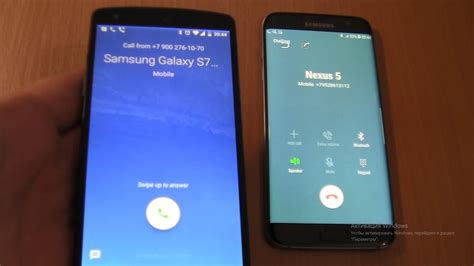 Incoming Call Outgoing Call At The Same Time Samsung Galaxy S7 Edge