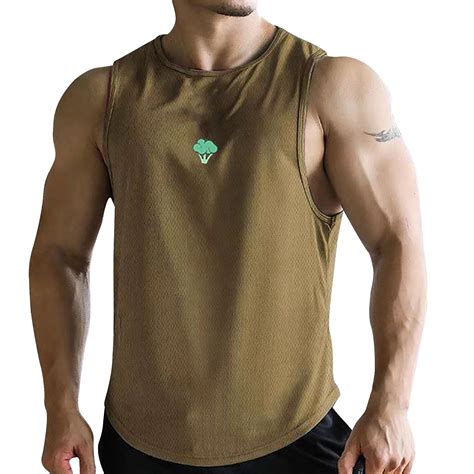 Cathalem Tank Tops Men Beach Mens Workout Tank Tops Sleeveless Gym