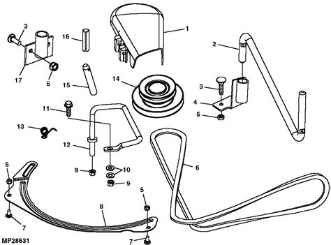 M147278 John Deere Flat Belt Avsparts