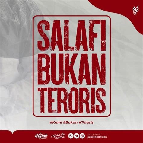 Salafi Bukan Teroris Poster Penghapus