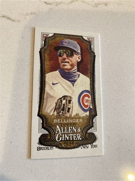 Topps Allen Ginter Cody Bellinger Mini Brooklyn Back