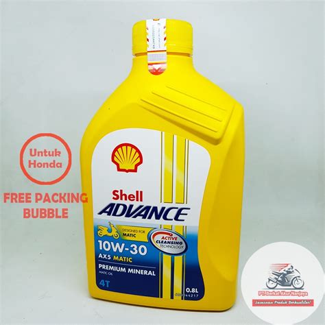 Jual Oli Shell Advance Ax Scooter Matic Sae W Ml L