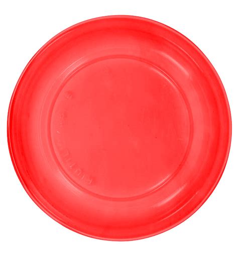 Plato Hondo Reutilizable Económico PS Rojo Ø20 5cm 25 Uds