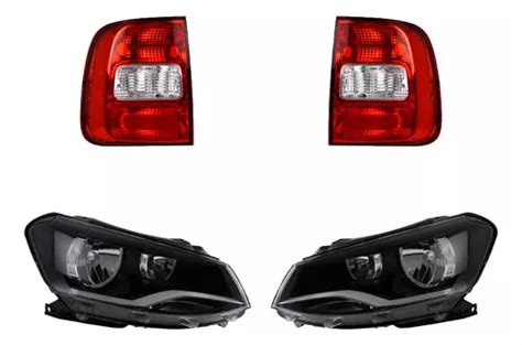 Paq Calaveras Y Faros Volkswagen Saveiro 2013 2016 Depo Envío gratis