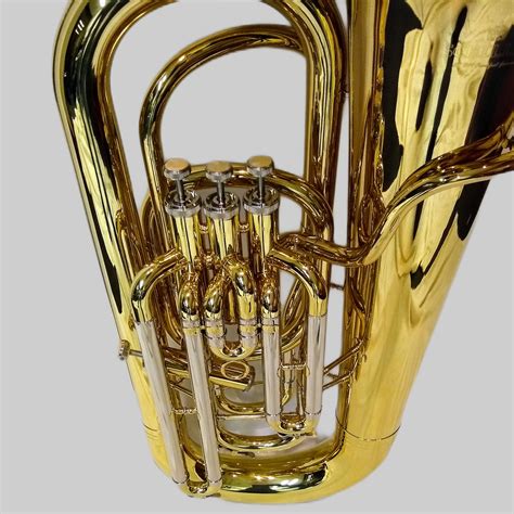 Schiller American Heritage 4 Valve Piston Sidekick Ff Tuba Gold Lacquer Jim Laabs Music Store