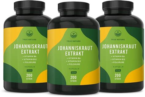 True Nature Johanniskraut Extrakt Kapseln 3x200 Stk Ab 62 07