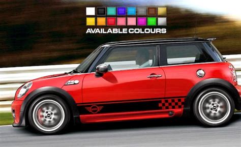 Mini Cooper Side Stripes Stripes For Side Skirt Racing Etsy