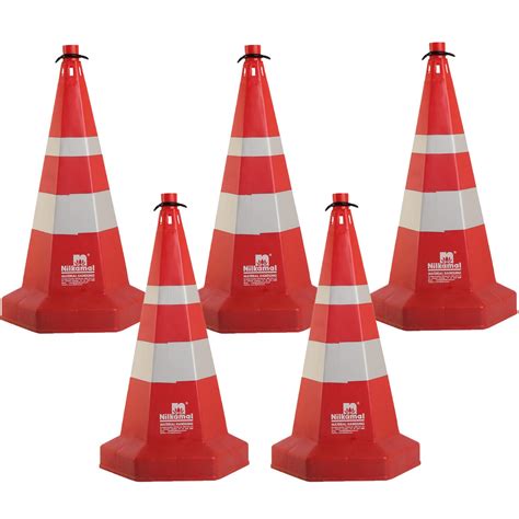 Ladwa Nilkamal Road Traffic Safety Cone Pack Of Cones Mm With